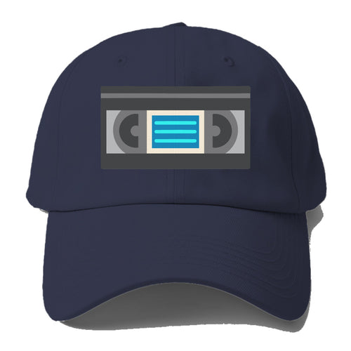 Retro 80s Vhs Tape Blue Baseball Cap