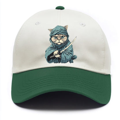 Ninja Cat Fierce Feline Warrior Hat