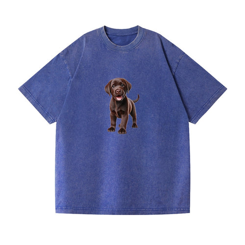 Chocolate Labrador Vintage T-shirt