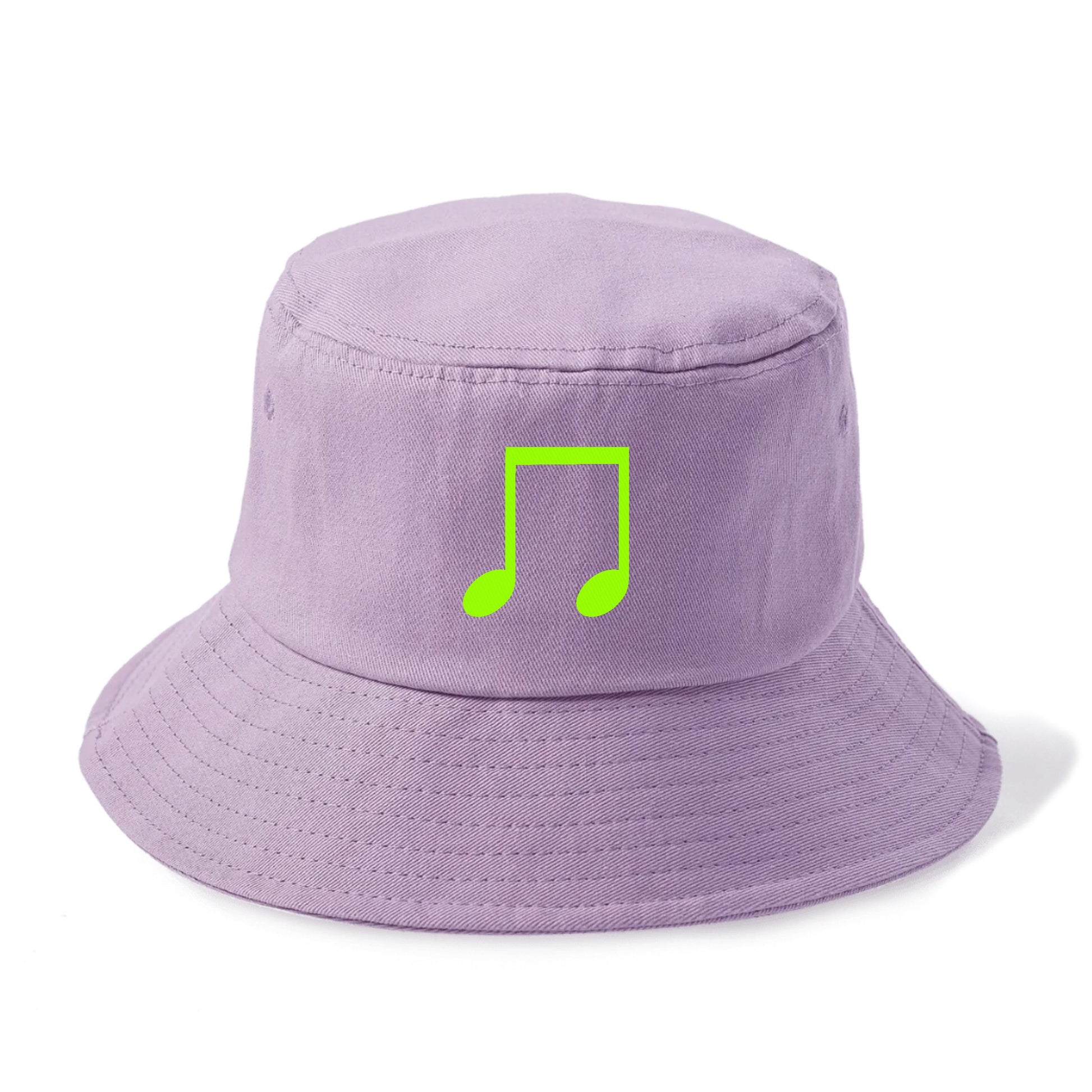 Retro 80s Music Note Green Hat