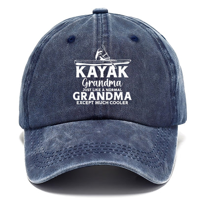 kayak grandma just like a normal grandma except much cooler Hat