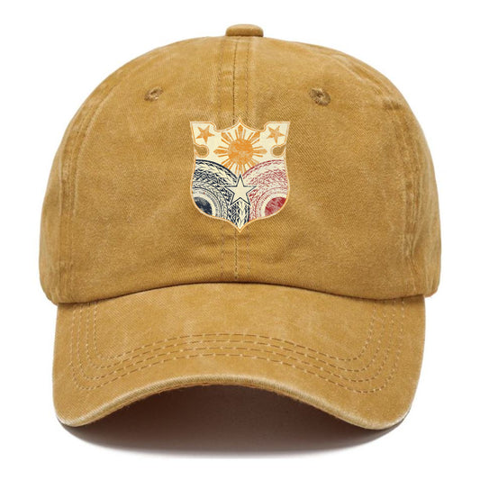 Filipino Tribal Shield Art Hat