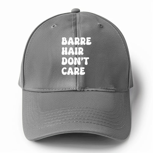 Barre Hair Don't Care Solid Color Baseball Cap