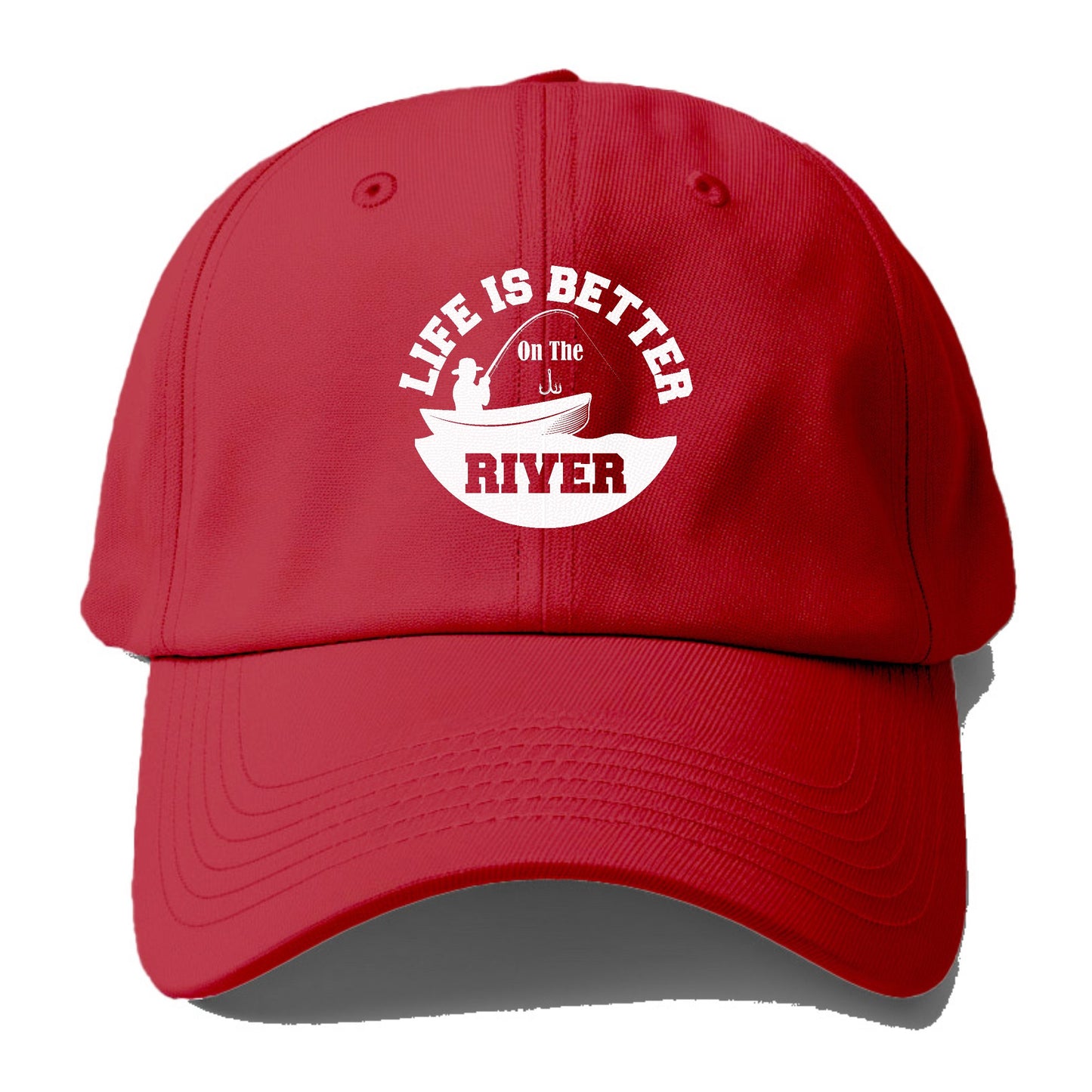 life is better on the river Hat