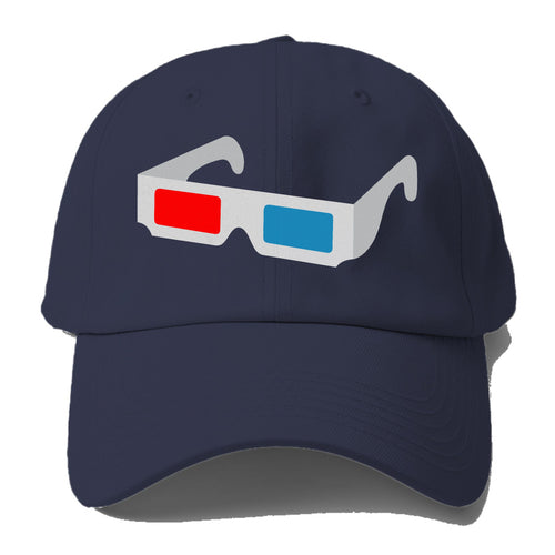 Retro 80s 3d Glasses Baseball Cap For Big Heads