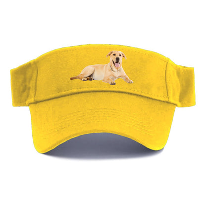 Labrador laying down Hat