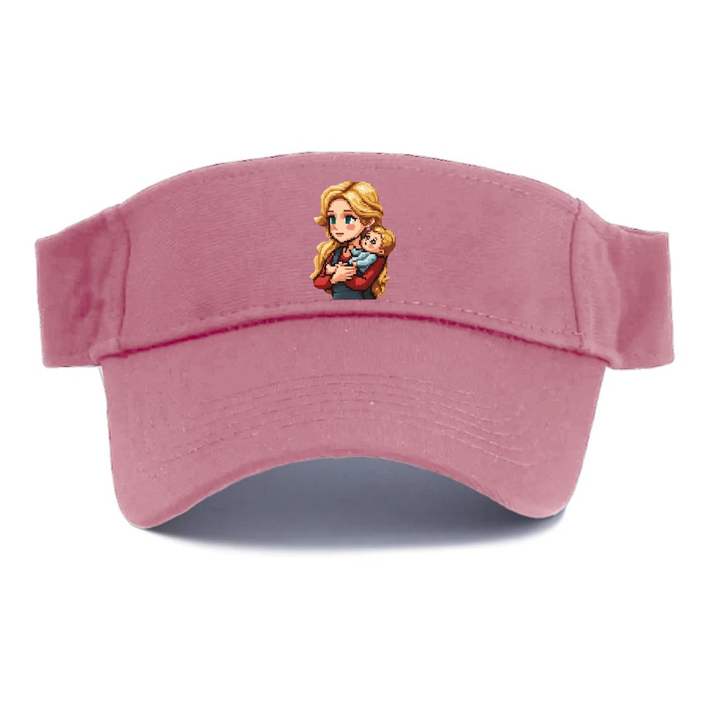 Pixelated Love Mother and Child Hat