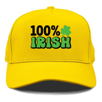 100 Percent Irish Clover Hat