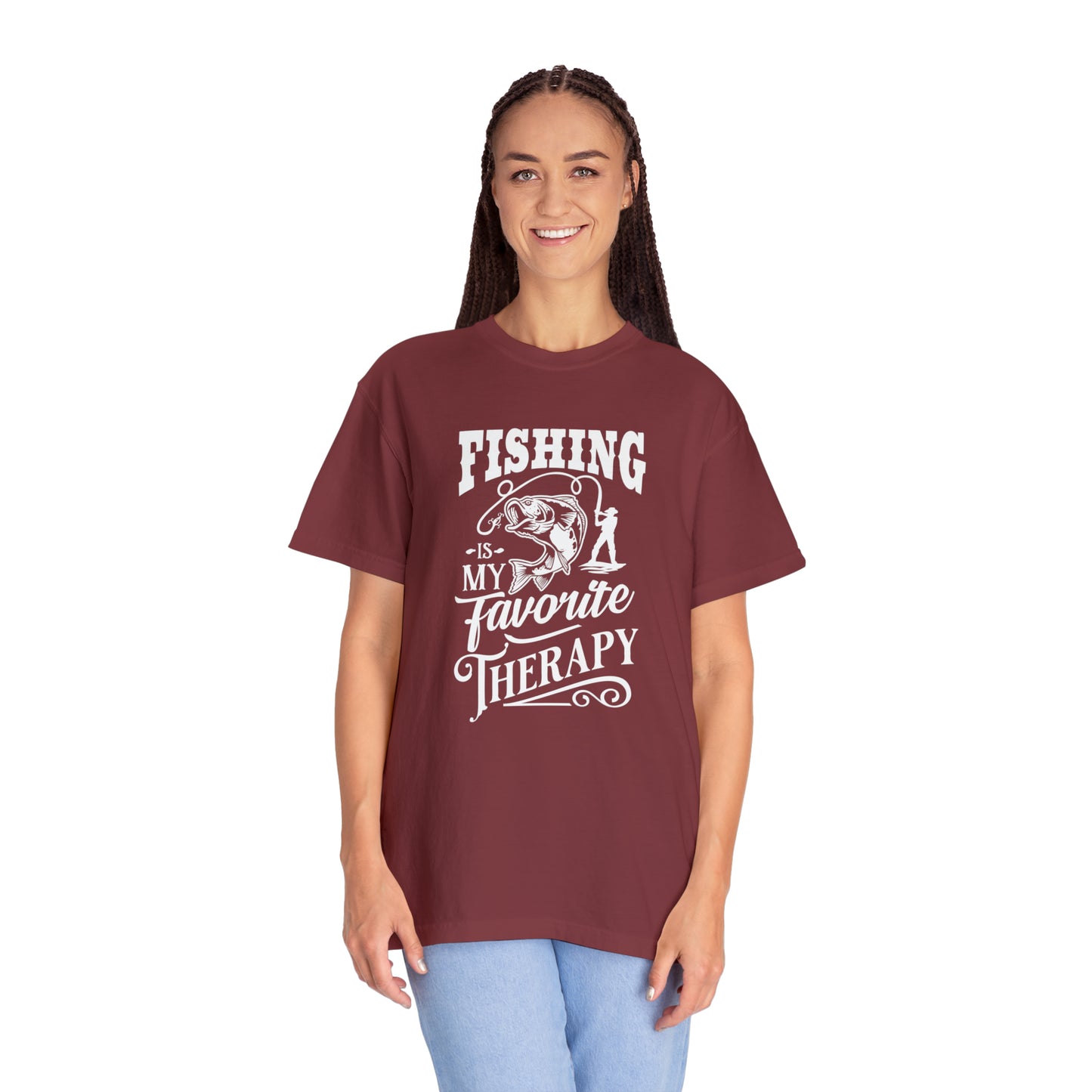 Reel in Serenity: Fishing-Themed Therapy T-Shirt