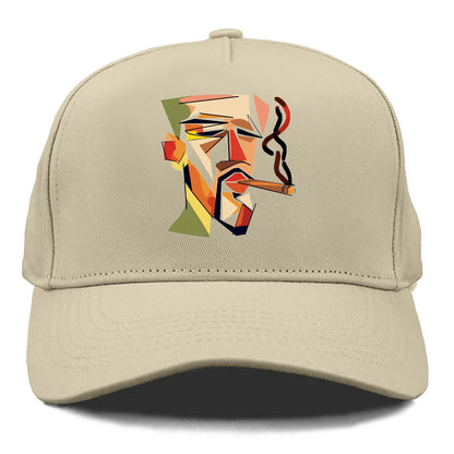 Cigar Cool Abstract Expression Hat