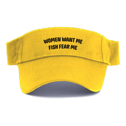 women want me fish fear me Hat