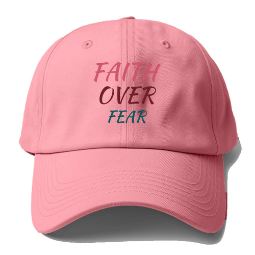 Faith Over Fear Baseball Cap For Big Heads