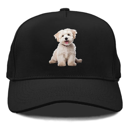 Adorable white puppy Hat