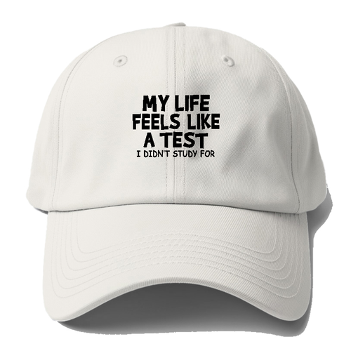 My Life Feels Like A Test Baseball Cap