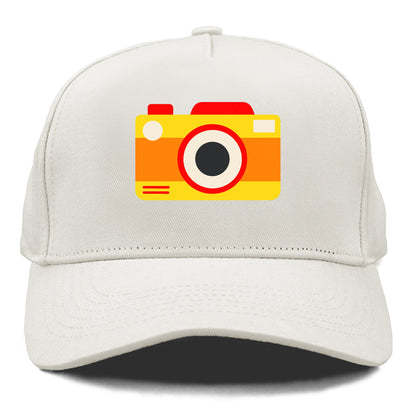 Retro 80s Camera Yellow Hat