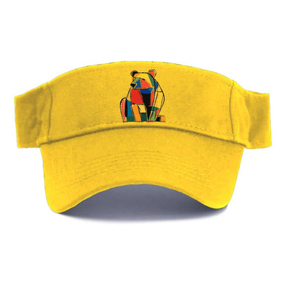 Colorful Abstract Bear Hat