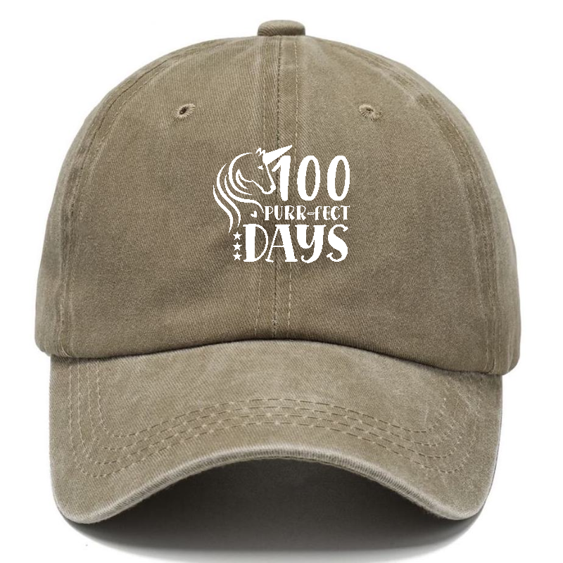 100 purr fect days Hat