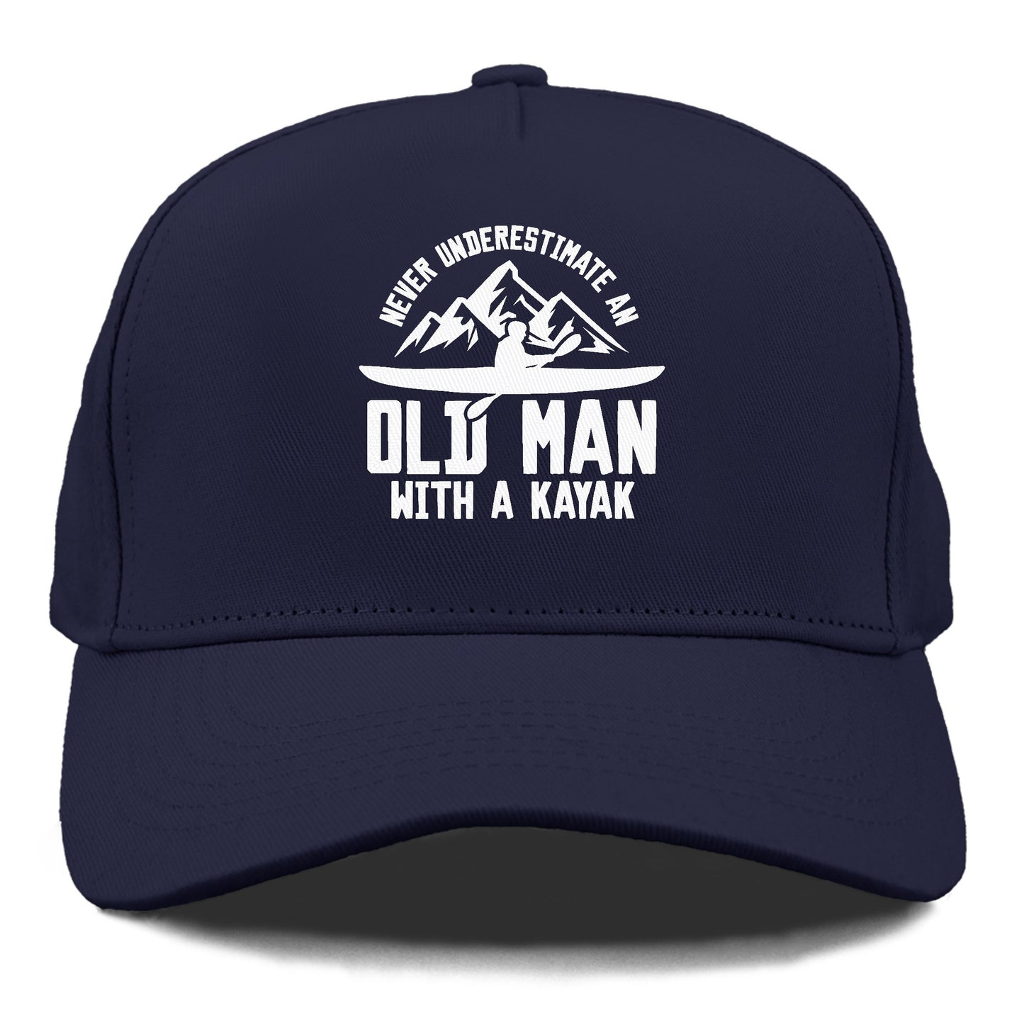 never underestimate an old man with a kayak! Hat