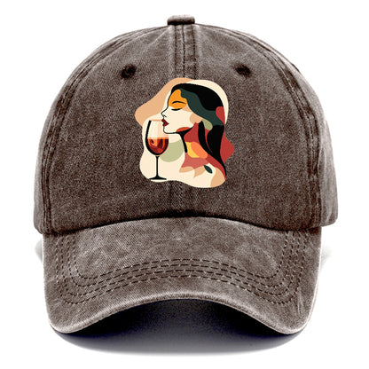 Abstract Wine Savor Hat