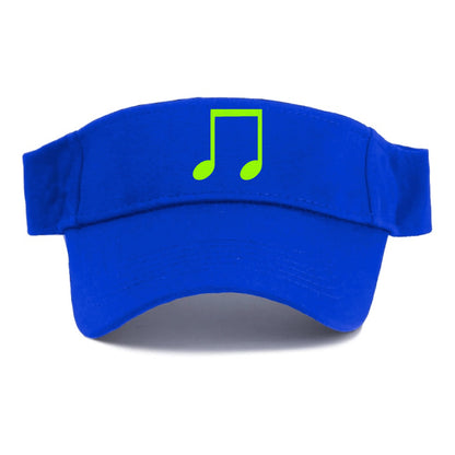 Retro 80s Music Note Green Hat