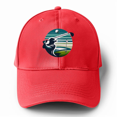 Golfing 2 Solid Color Baseball Cap