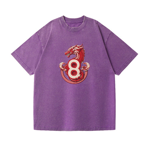 Luck Number 8 In Year Of Dragon Vintage T-shirt