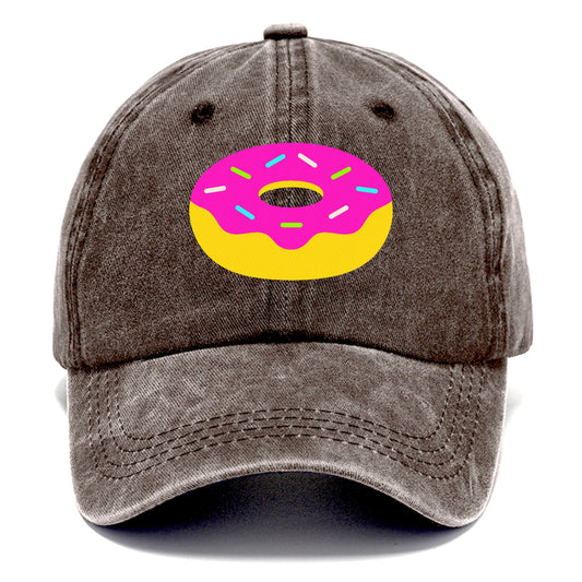 Retro 80s Donut Hat