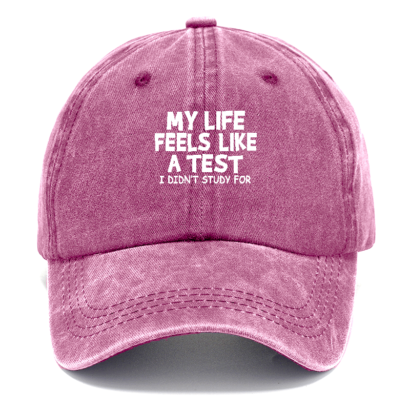 my life feels like a test Hat