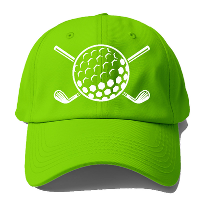 Golf Ball And Clubs Hat