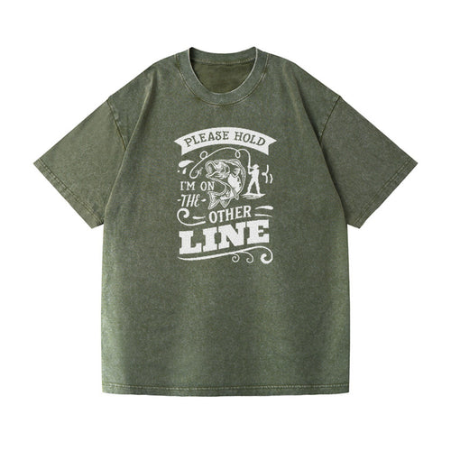 Please Hold Im On The Other Line Vintage T-shirt