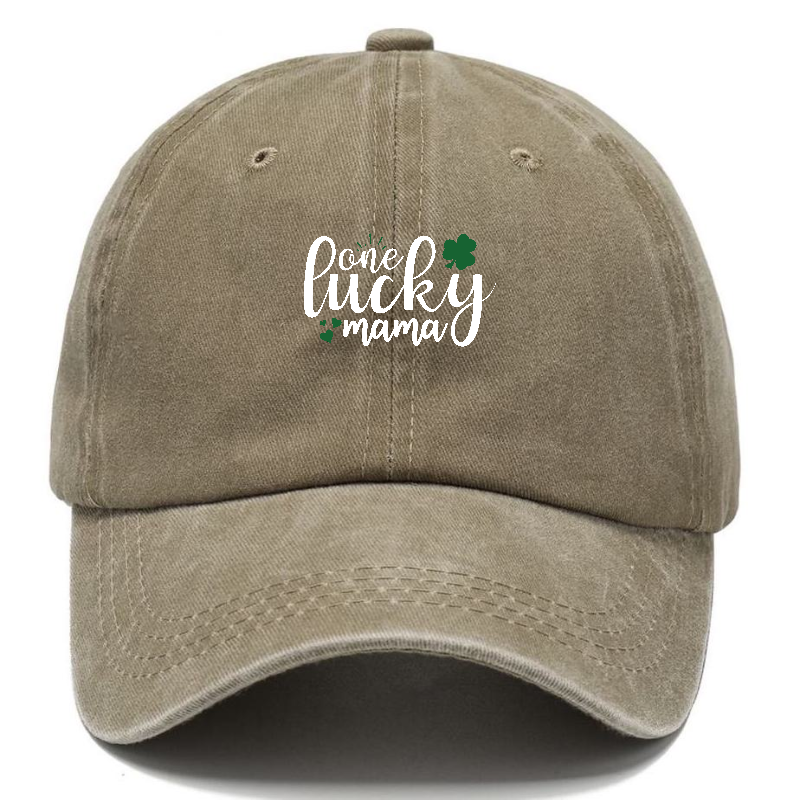 One lucky mama Hat