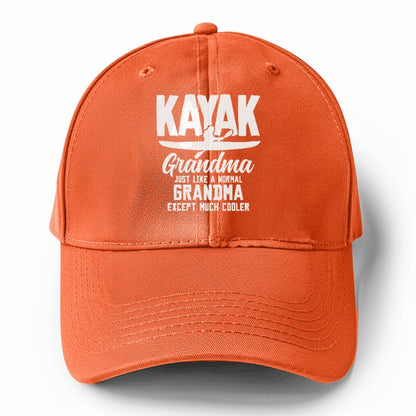 kayak grandma just like a normal grandma except much cooler! Hat