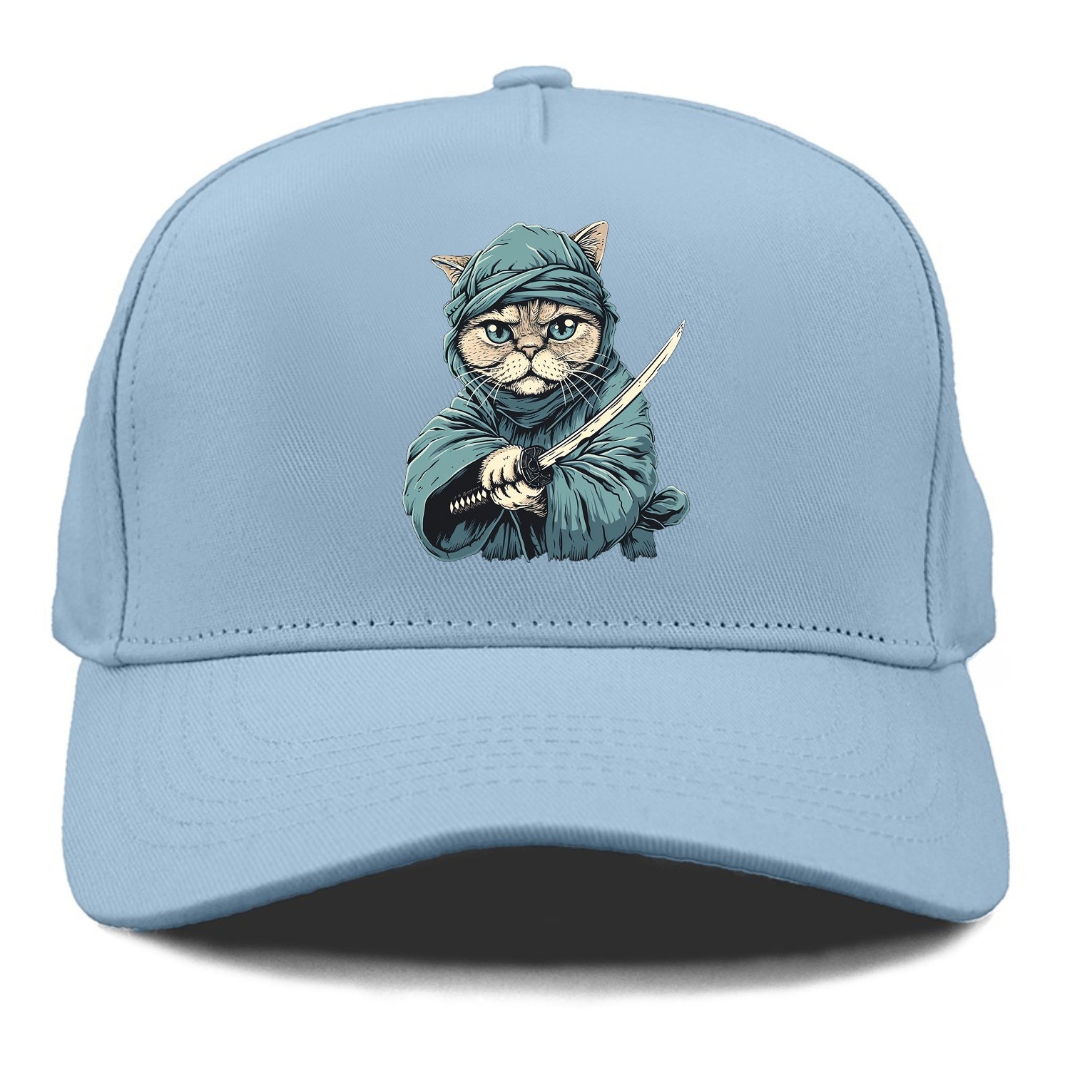 Ninja Cat Fierce Feline Warrior Hat