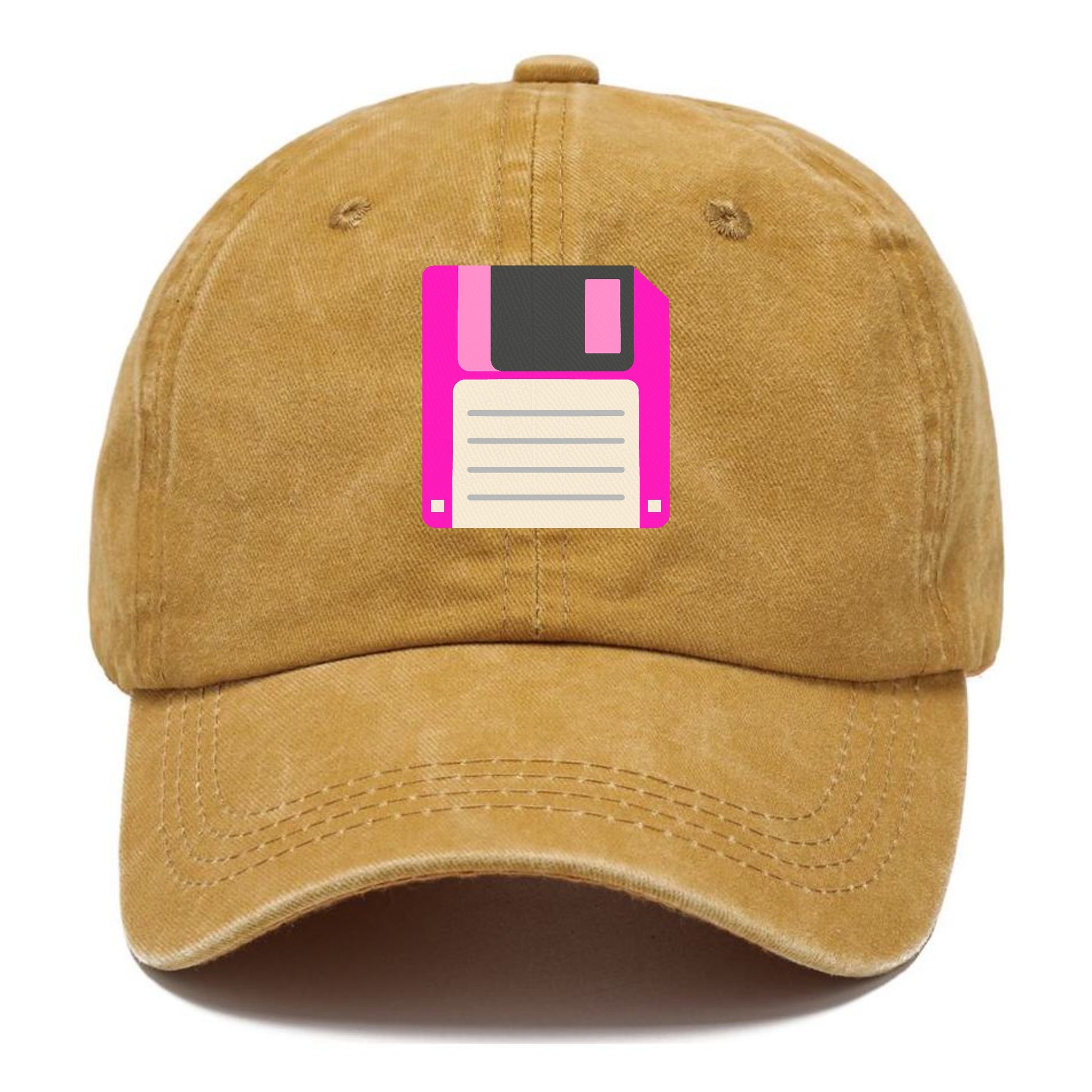 Retro 80s Floppy Disk Pink Hat