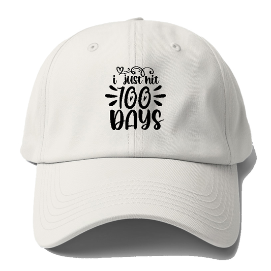 I just hit 100 days 2 Hat