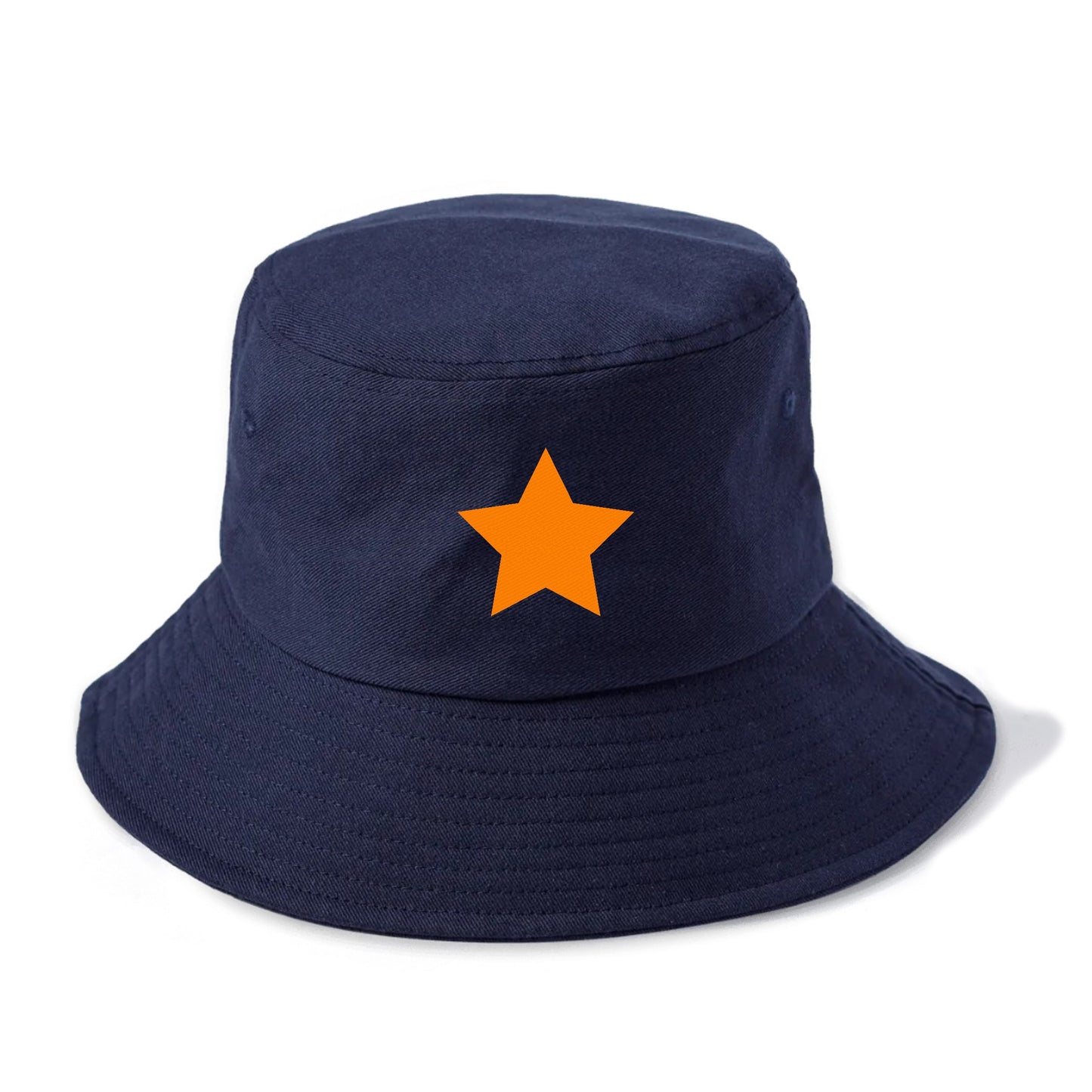 Retro 80s Star Orange Hat