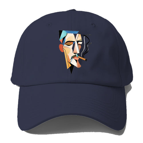 Abstract Smoking Man Baseball Cap For Big Heads