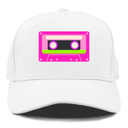 Retro 80s Cassette Pink Hat