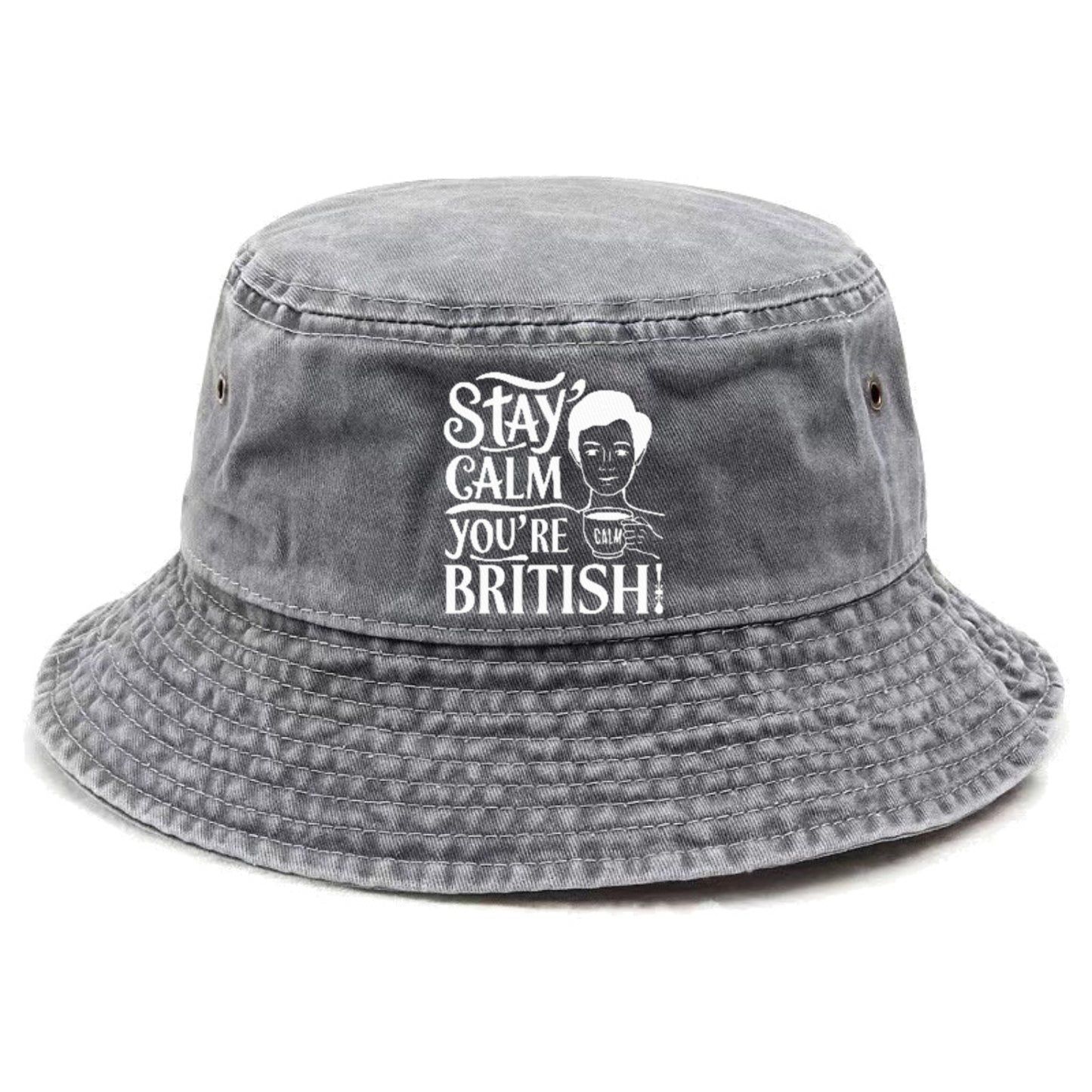 stay calm you're british Hat