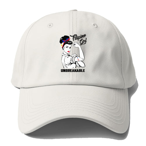 Filipino Girl Unbreakable Baseball Cap