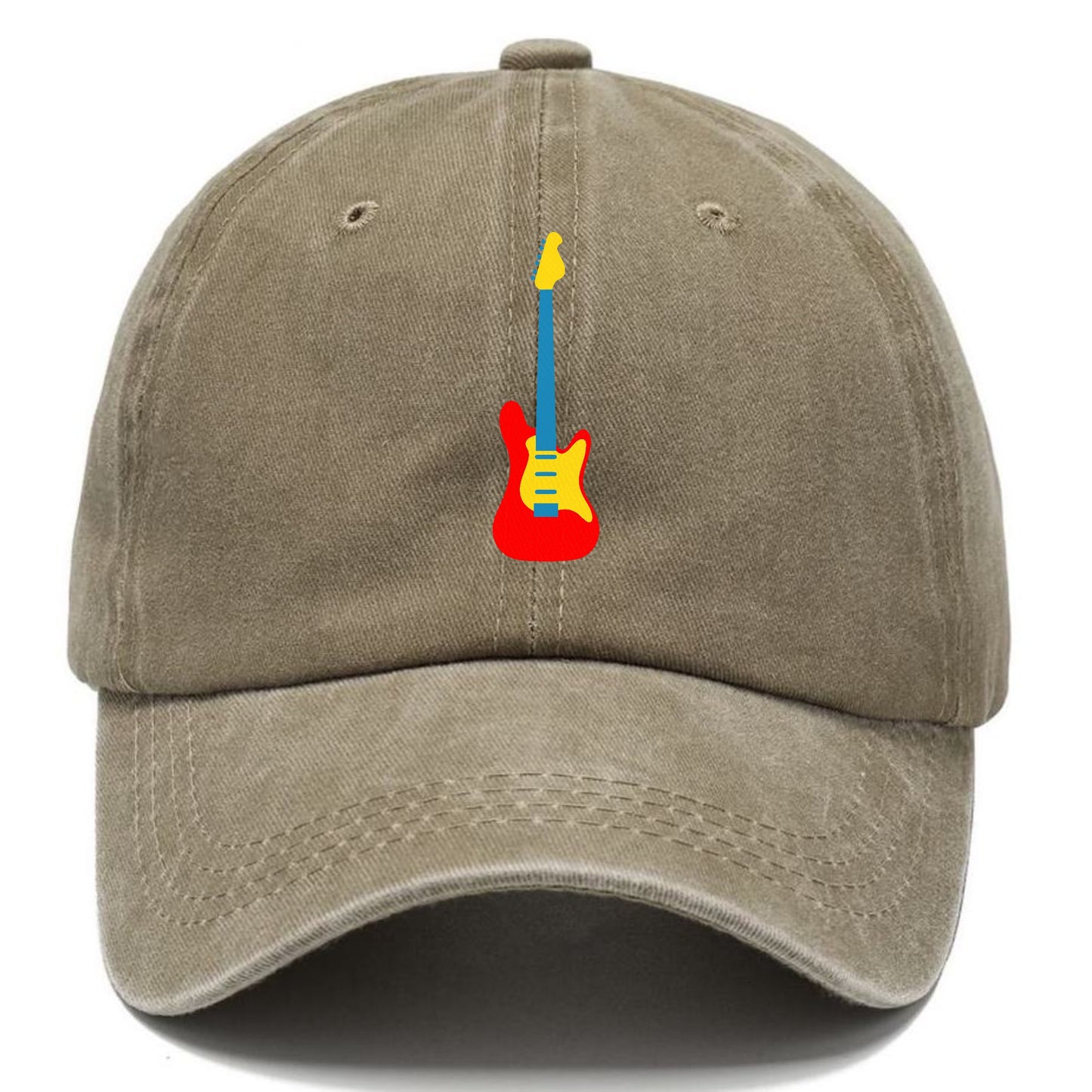 Retro 80s Guitar Red Hat