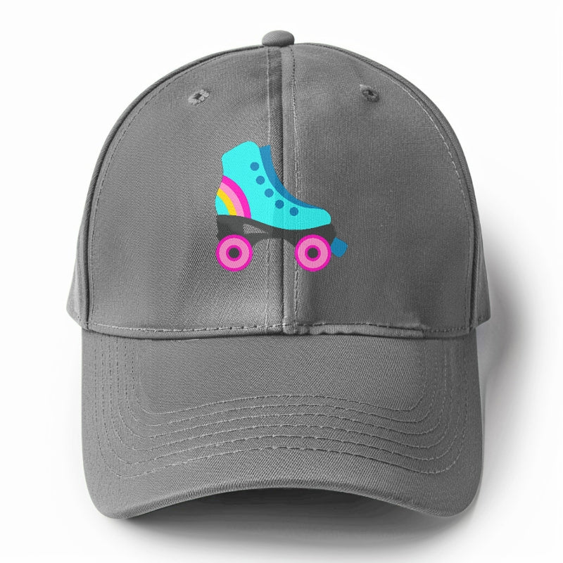 Retro 80s Roller Skate Blue Hat