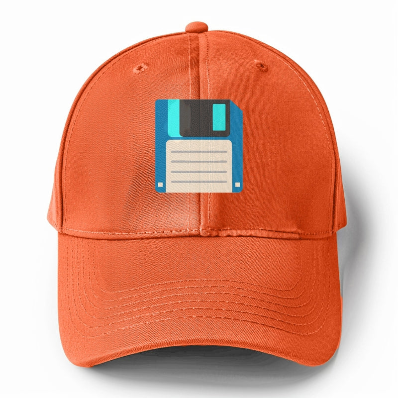 Retro 80s Floppy Disk Blue Hat