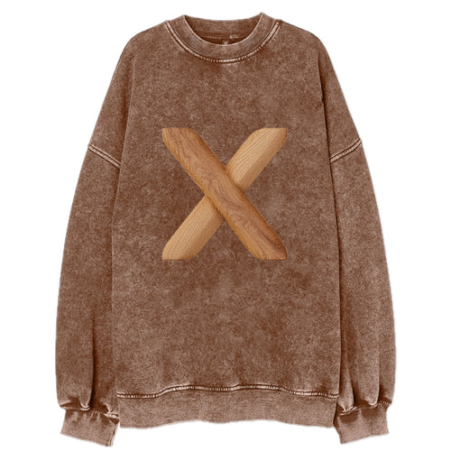 Letter X Vintage Sweatshirt