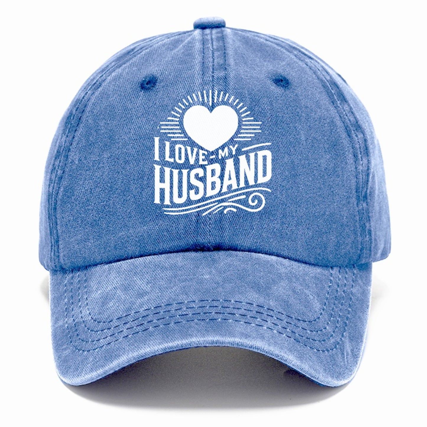 i love my husband Hat