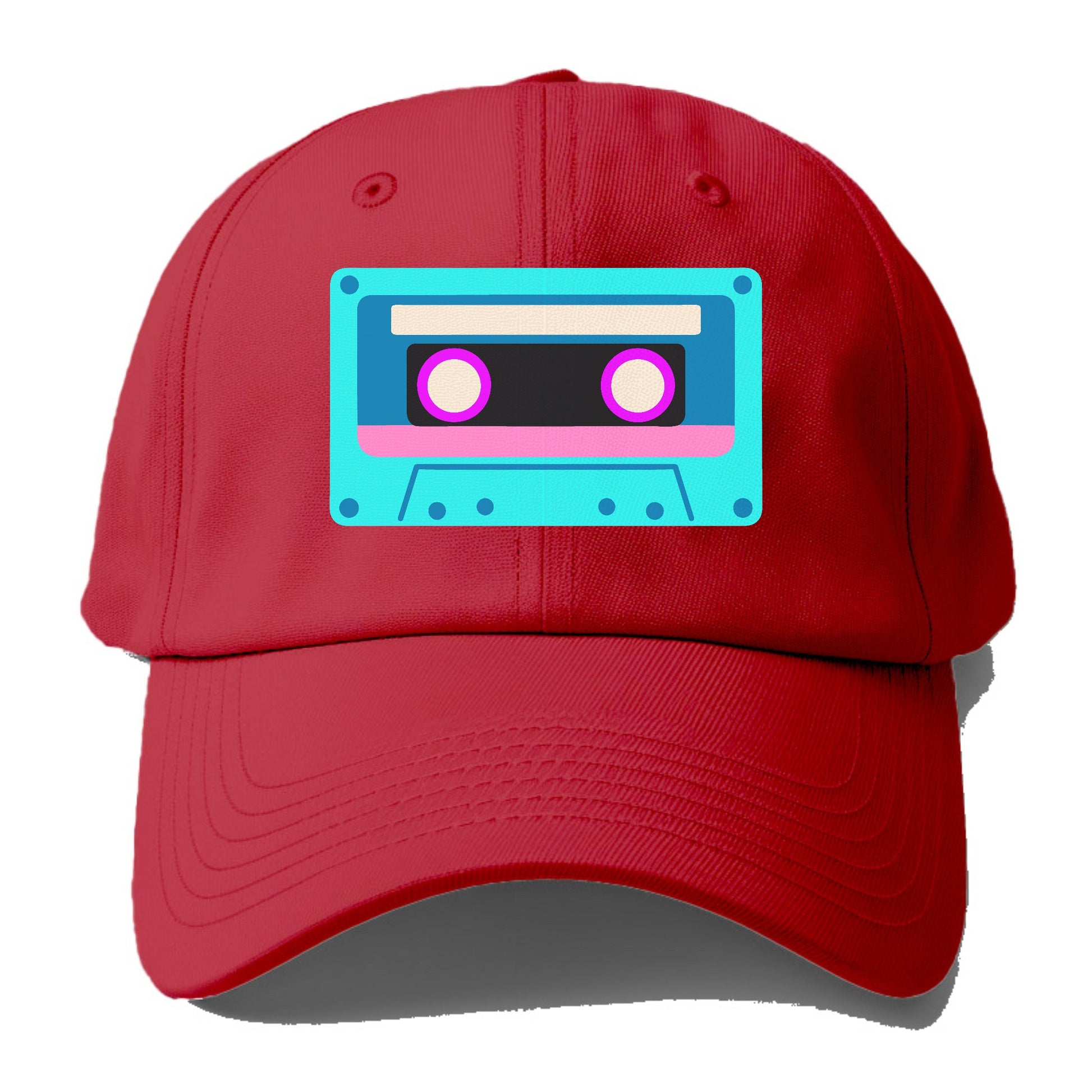 Retro 80s Cassette Blue Hat