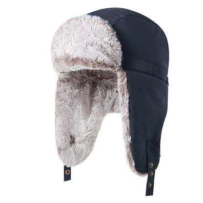 Pandaize Tech Aviator Hat: Outdoor Cold-Weather Protection, Water-Resistant, Fleece-Lined, Thickened, Ear Protection, Ski Cap