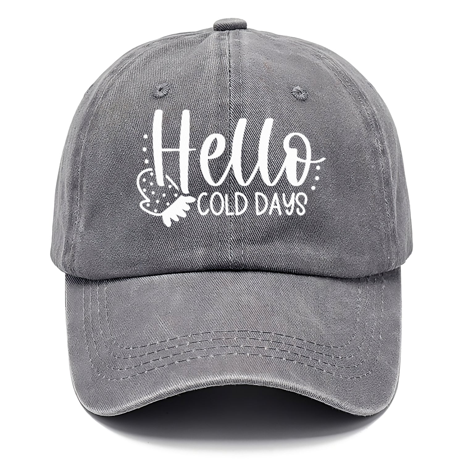 hello cold days Hat