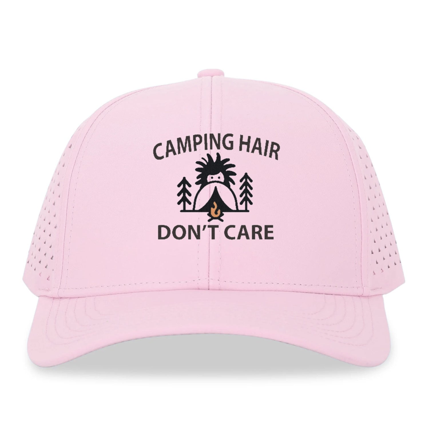 camping hair don't care Hat