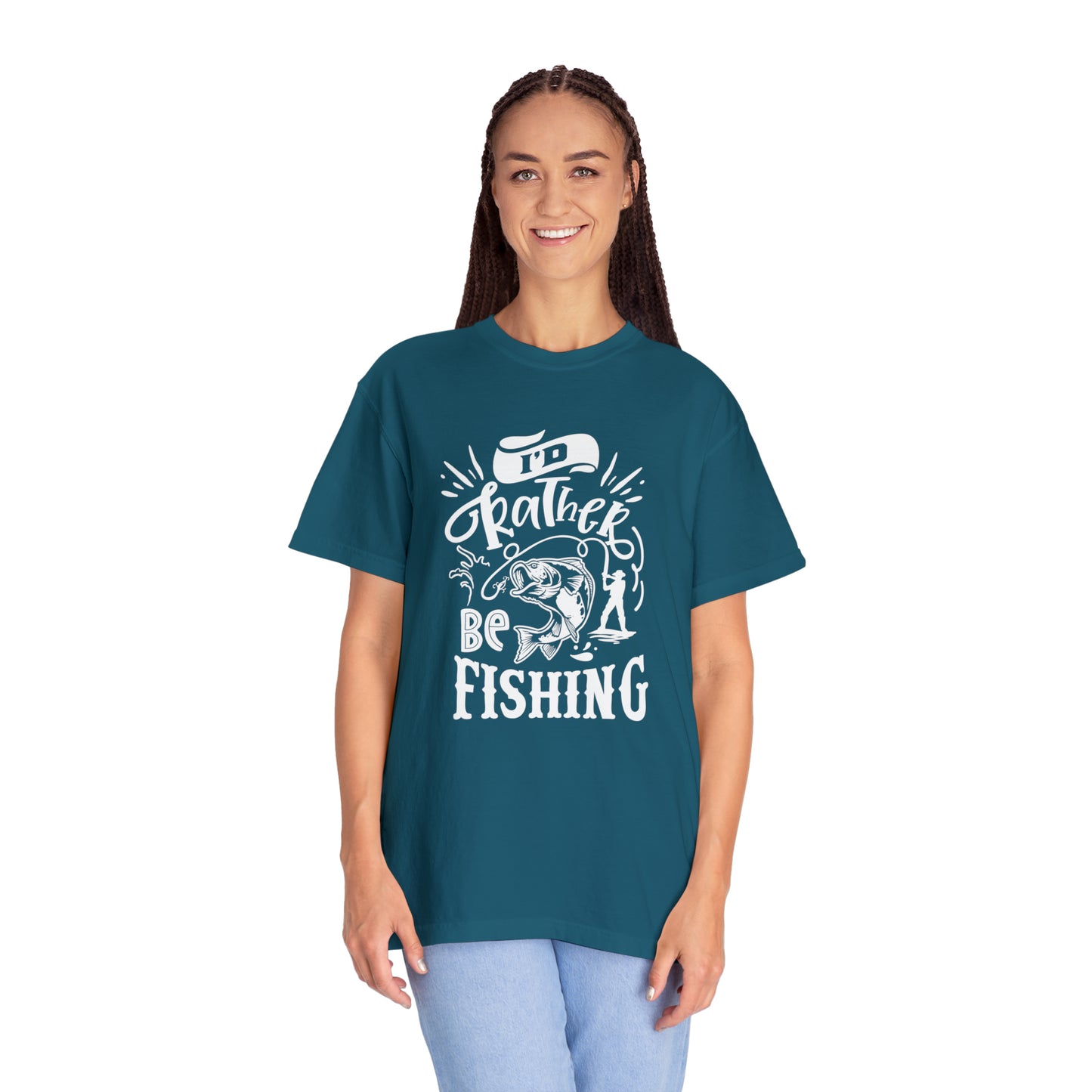 Embrace Your Passion: 'I'd Rather Be Fishing' T-Shirt